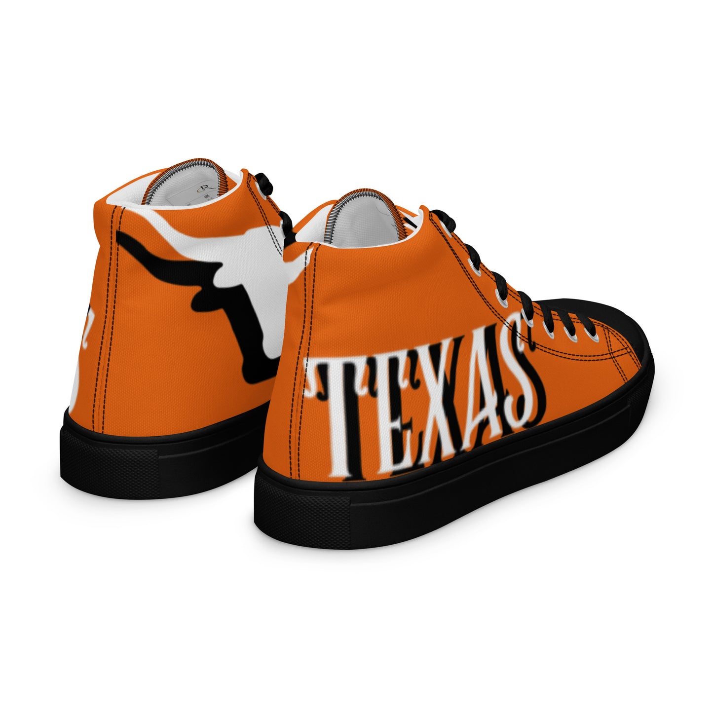 Texas Longhorn Mens Canvas High Tops