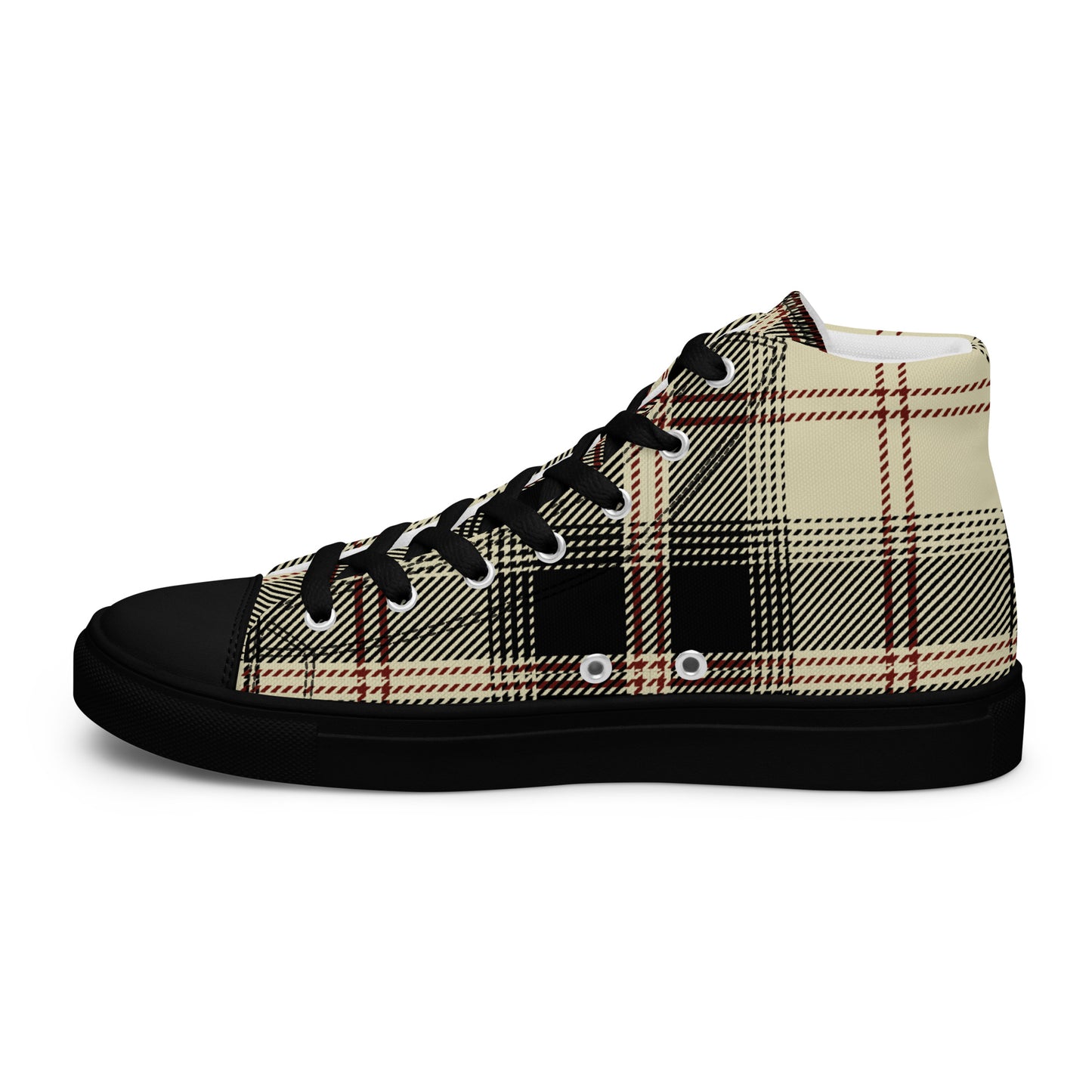 Men’s G Plaid Canvas High Tops