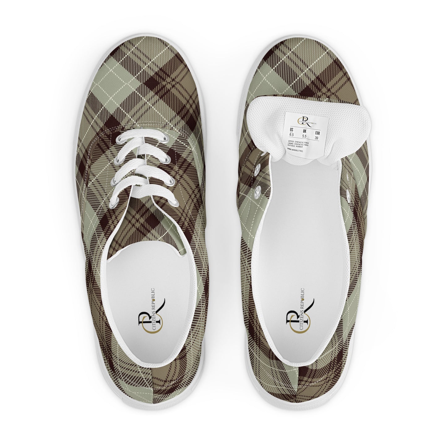 Plaided Up Men’s Lace-ups