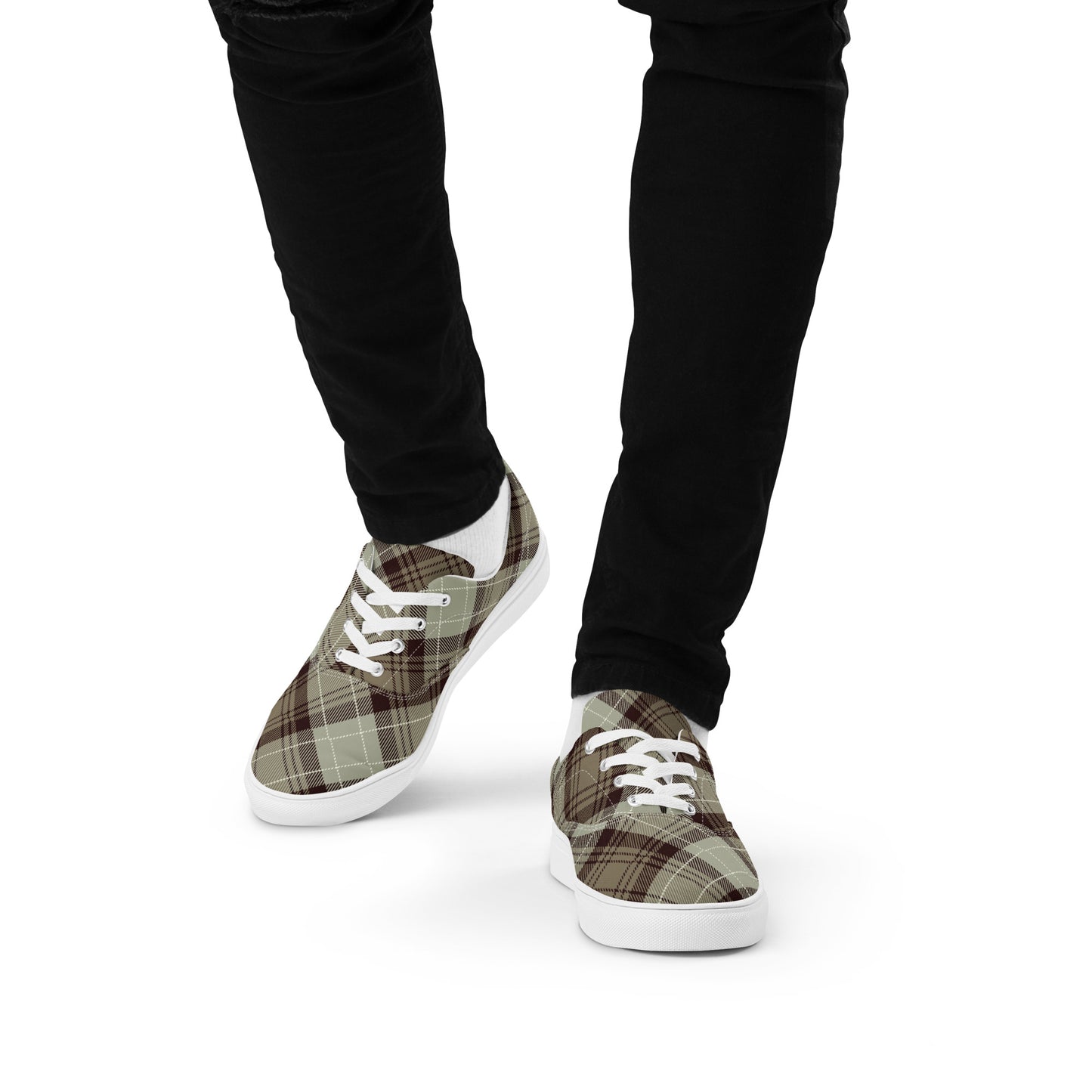 Plaided Up Men’s Lace-ups