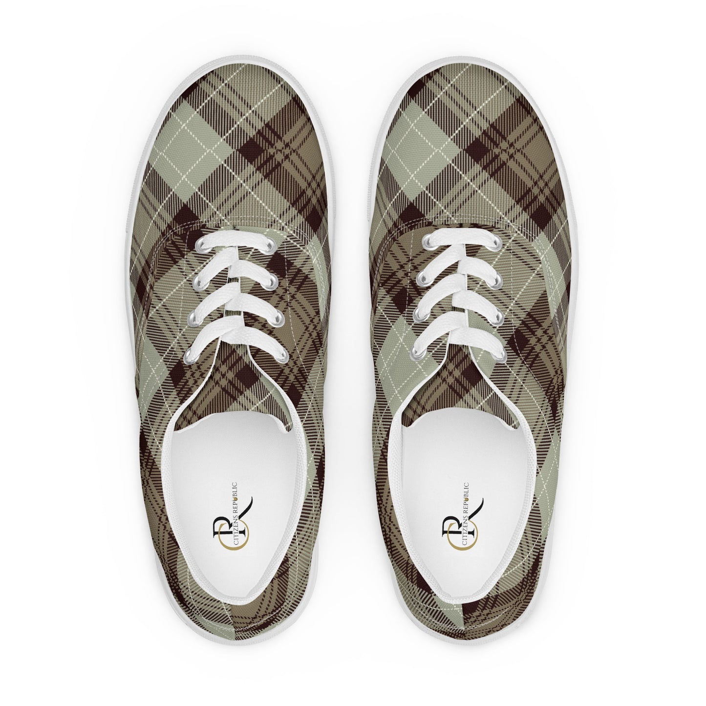 Plaided Up Men’s Lace-ups