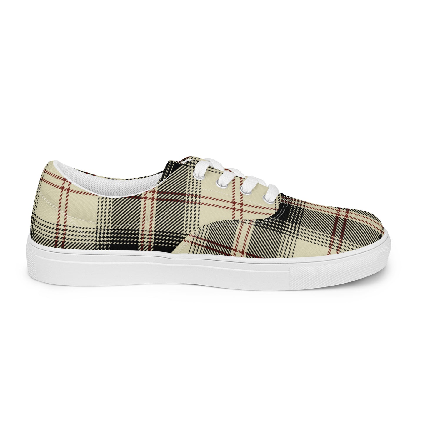Men’s G Plaid Canvas Lace-Ups