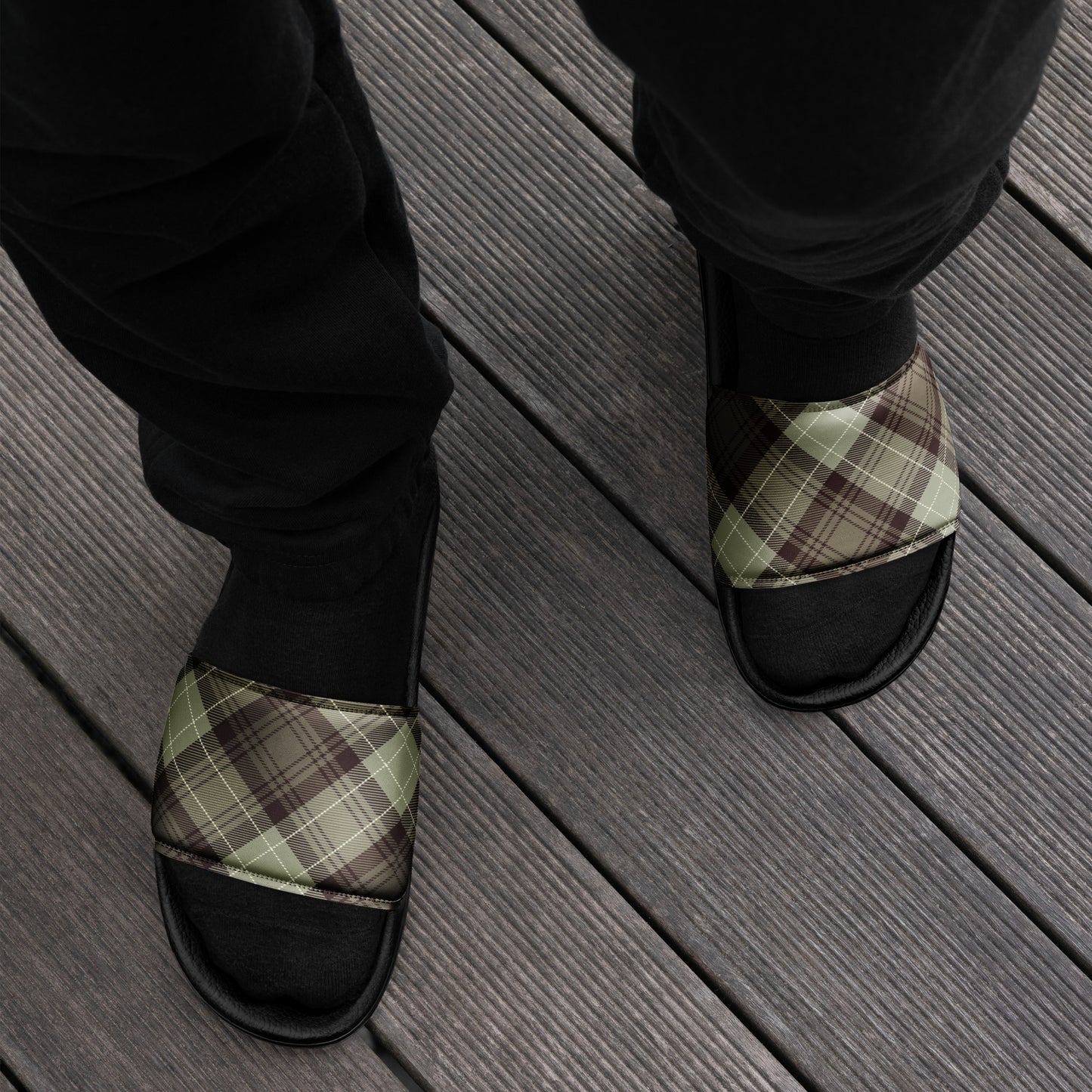 Plaided Up Men’s Slides