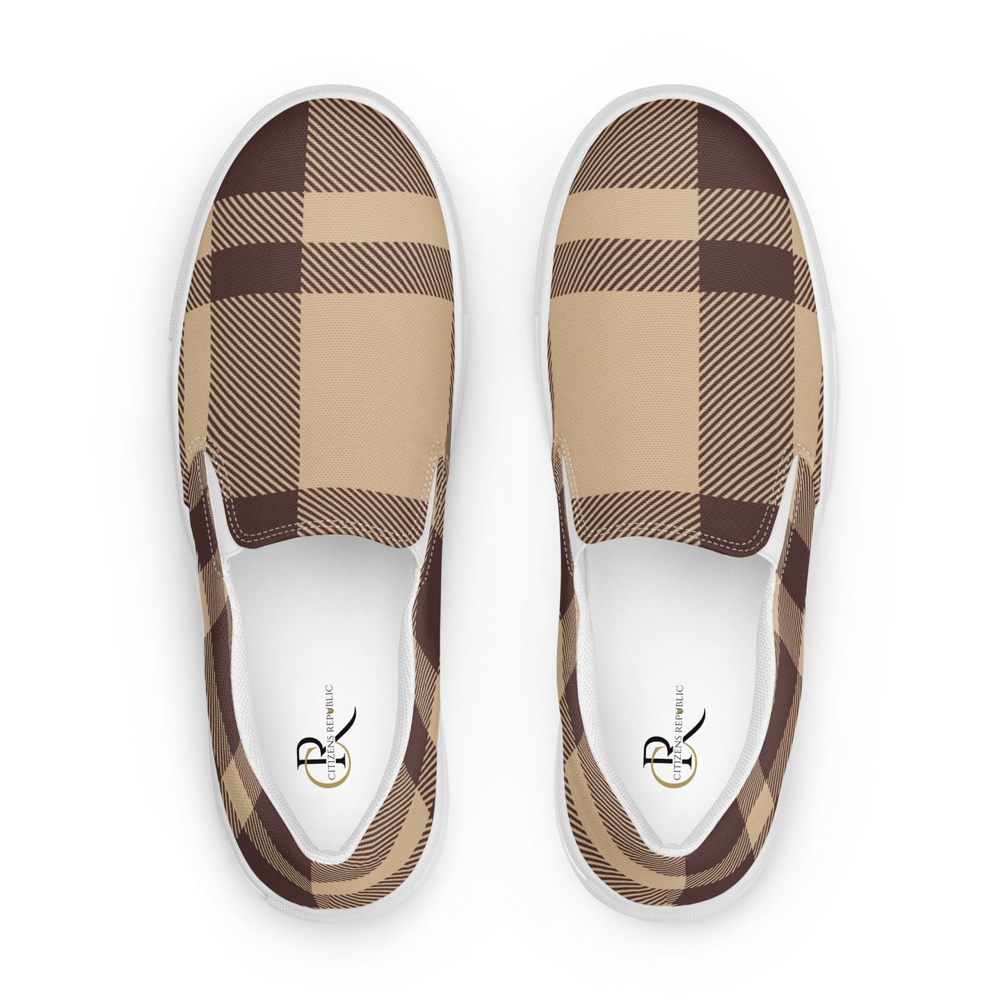 Charlie Brown -  Men’s Canvas Slip-On Sneakers