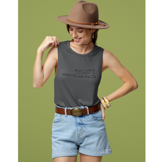 Cat Mom Muscle Tank