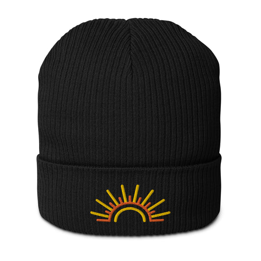 Sunny Dayz Organic Ribbed Beanie