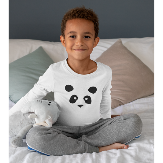 Panda Long Sleeve Graphic Tee 2T-6T