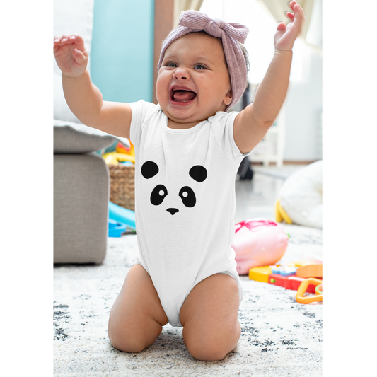 Panda Jersey Onesie 6M-24M