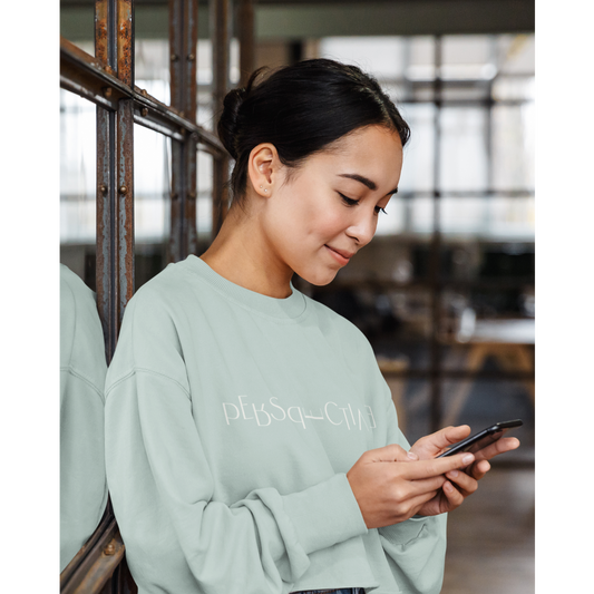 Perspective - Cropped Fleece Sweatshirt