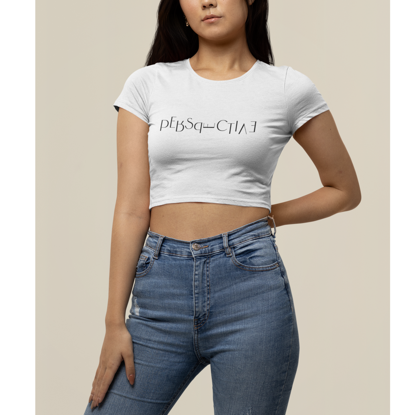 Perspective Crop Top