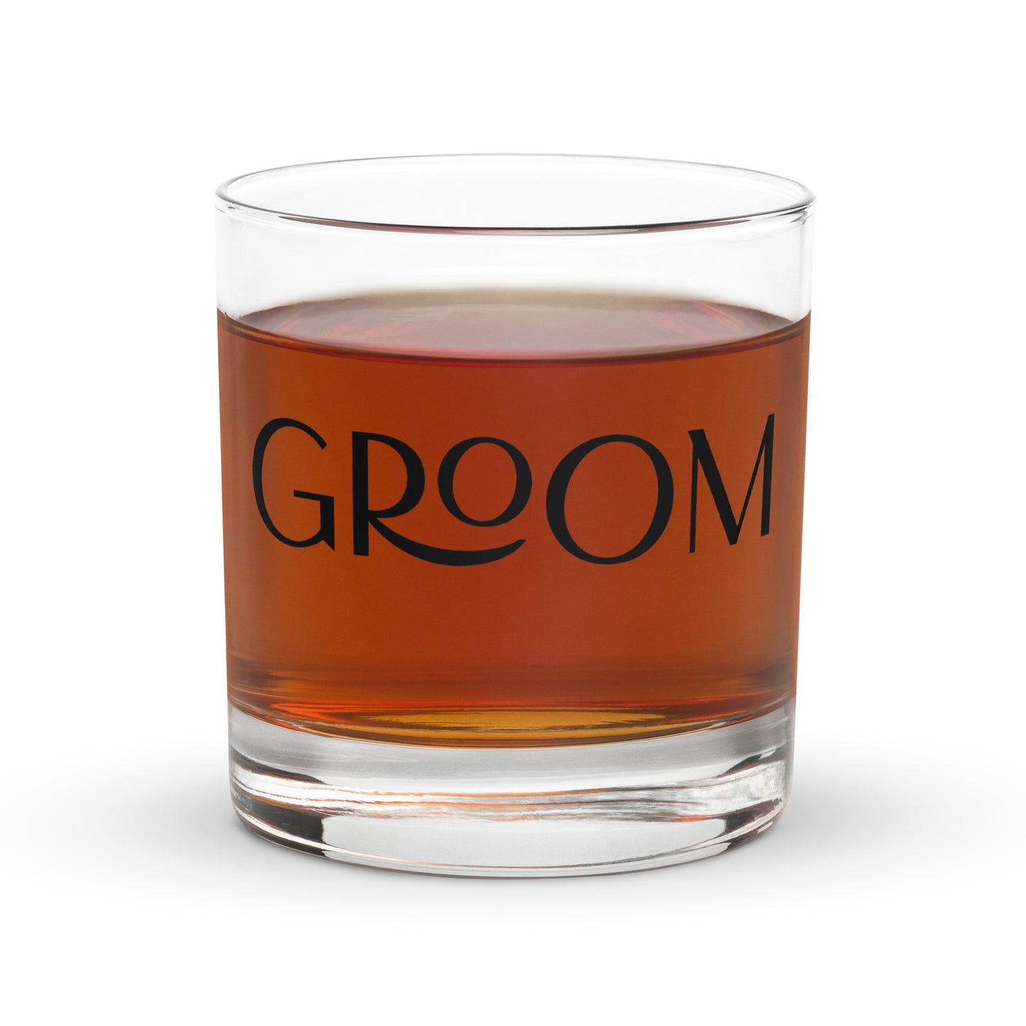 Groom Rocks Glass
