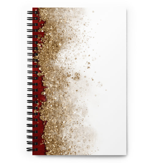 Glitter Edge Spiral Notebook