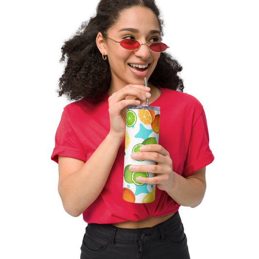 Lemons & Limes Stainless steel tumbler