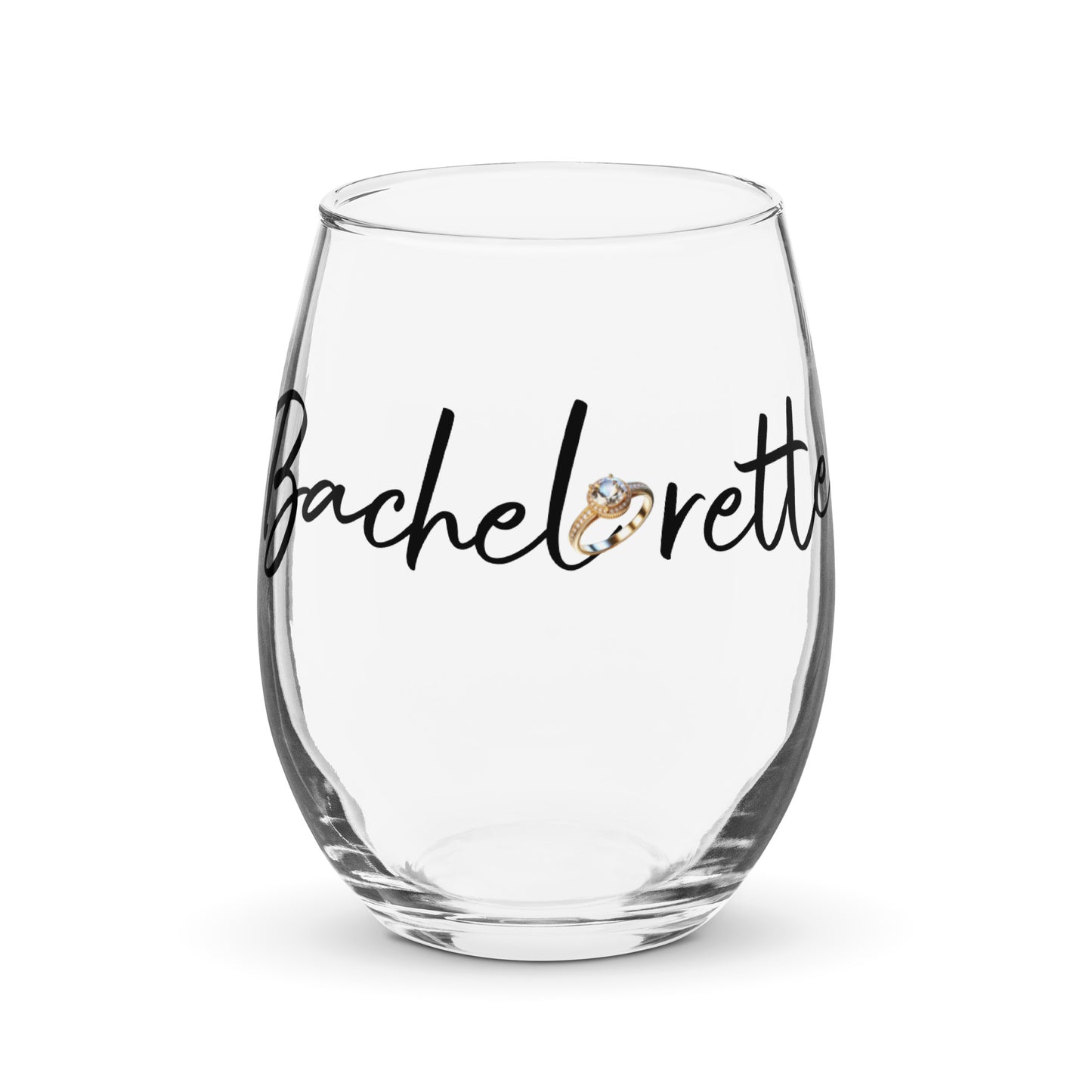 Bachelorette Stemless Wine Glass