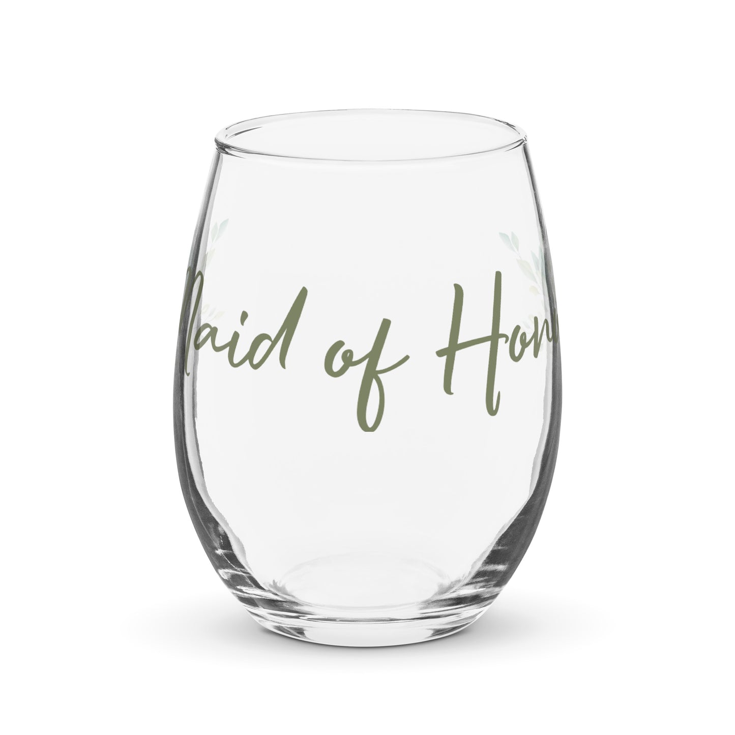 Maid of Honor Stemless Wine Glass