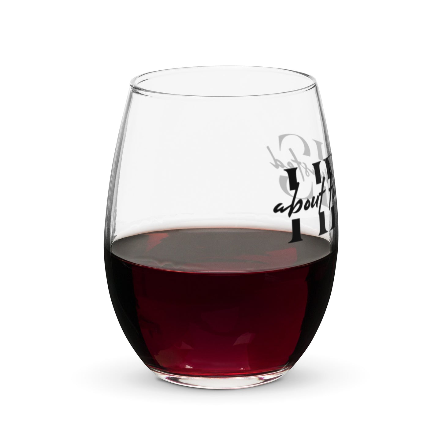 He is Wasted Stemless Wine Glass