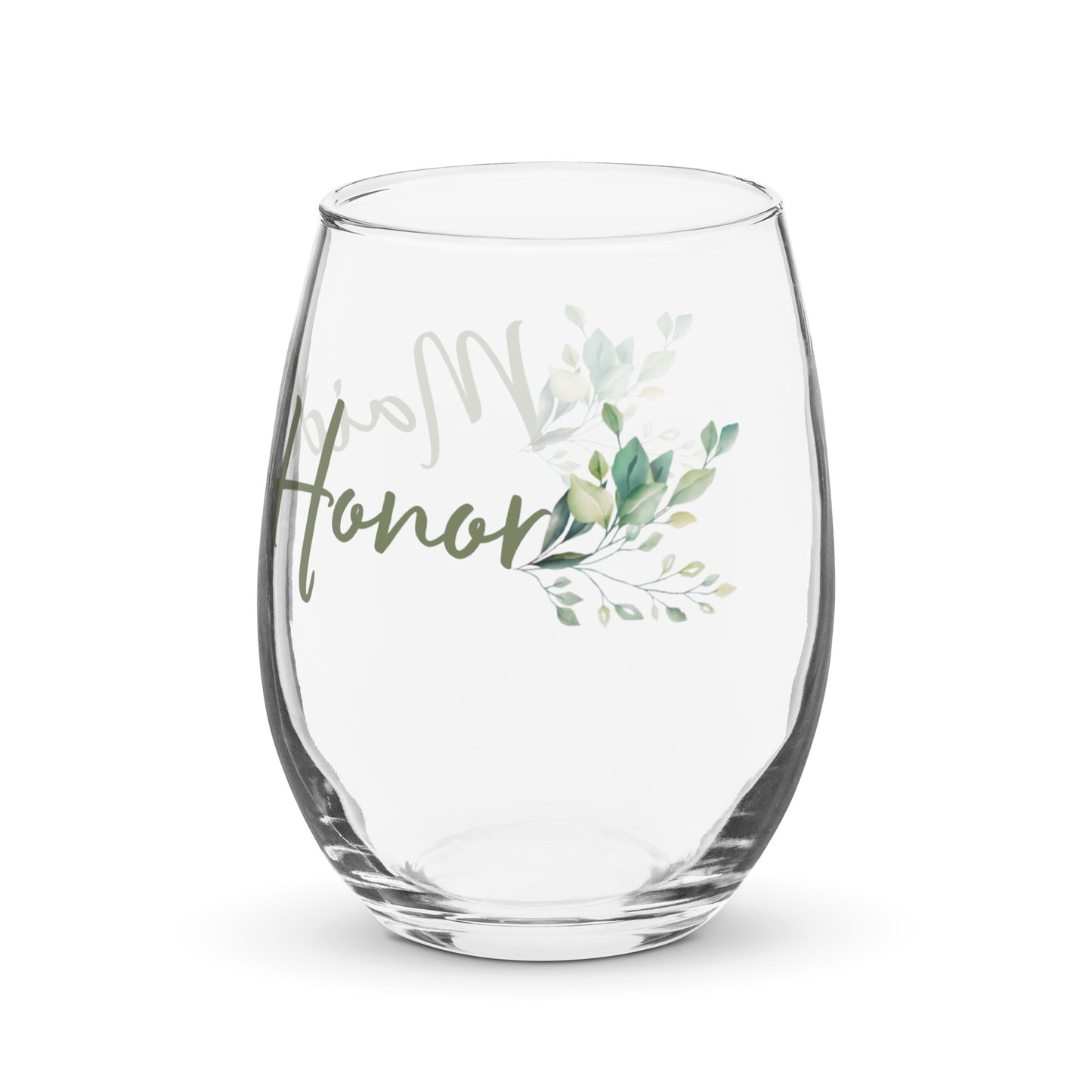 Maid of Honor Stemless Wine Glass