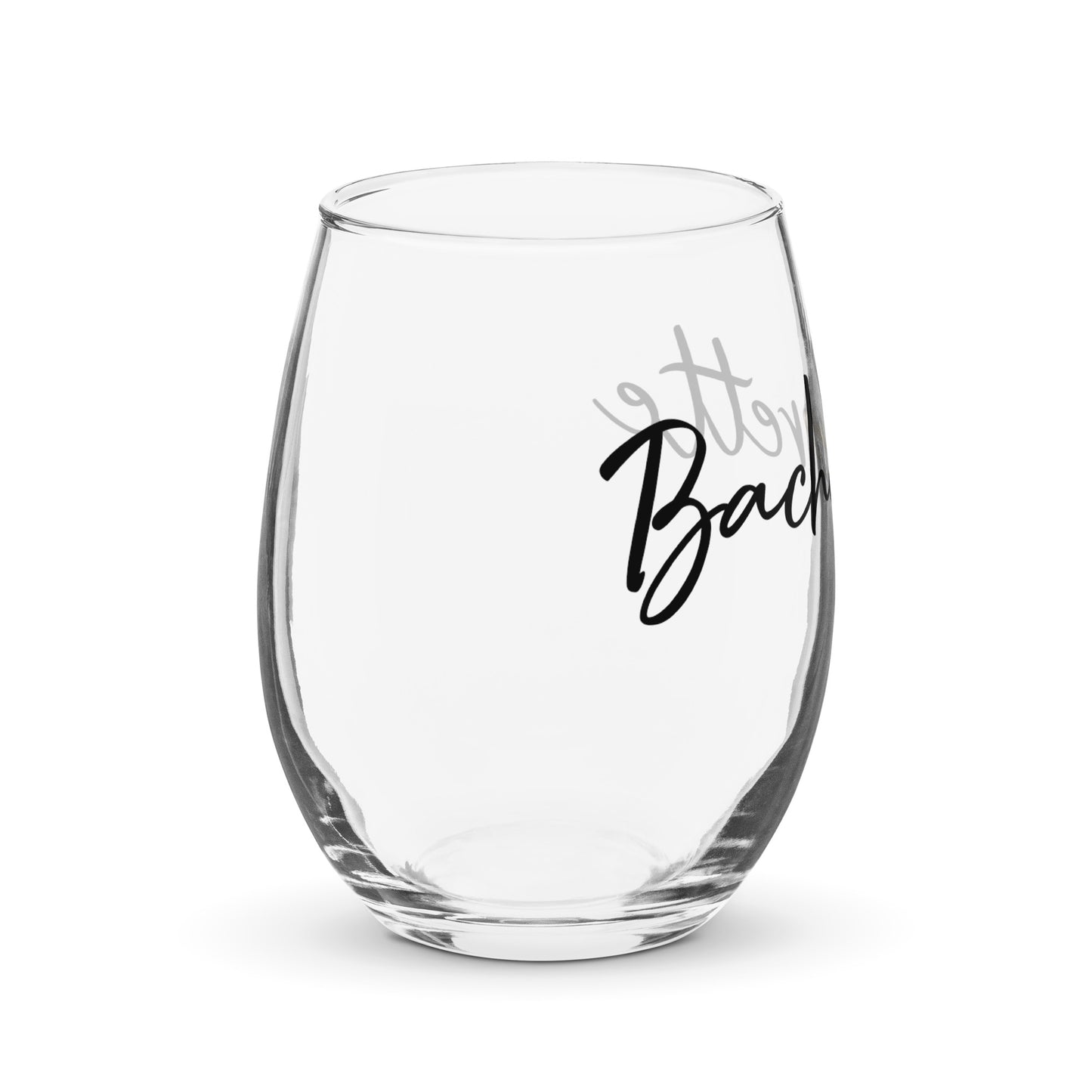 Bachelorette Stemless Wine Glass