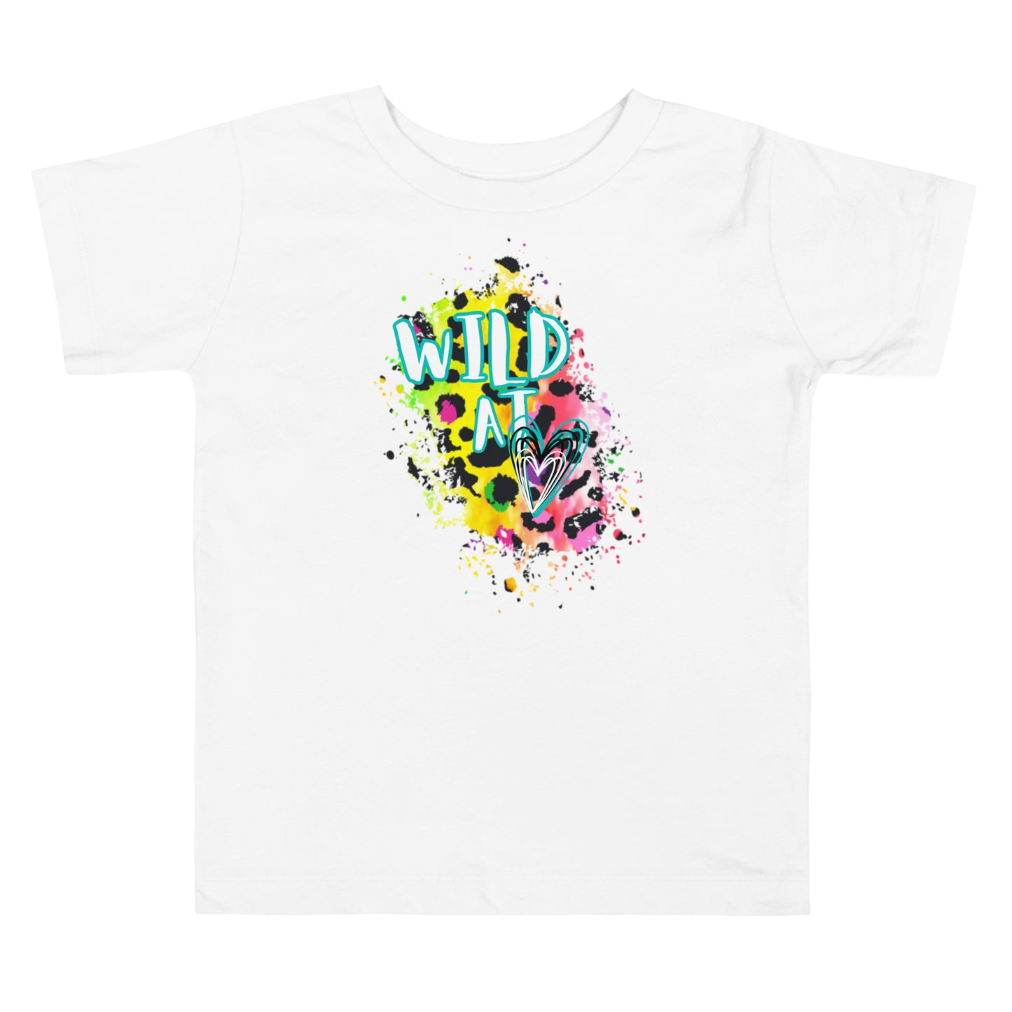 Neon Wild Short Sleeve Graphic Tee 2T-5T