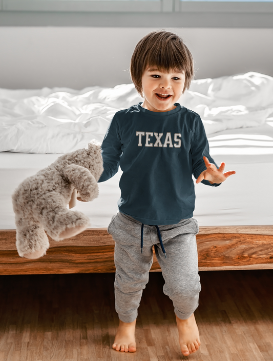 TEXAS - Toddler Long Sleeve Graphic Tee 2T-6T