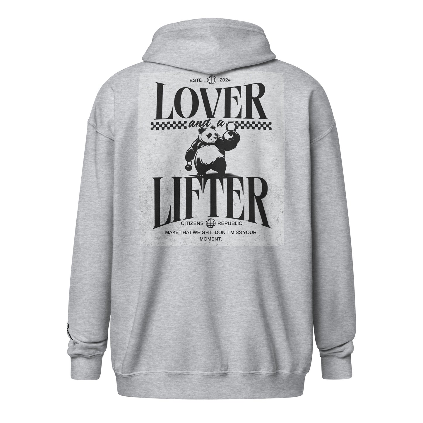 Lover & Lifter - Graphic Zip Hoodie