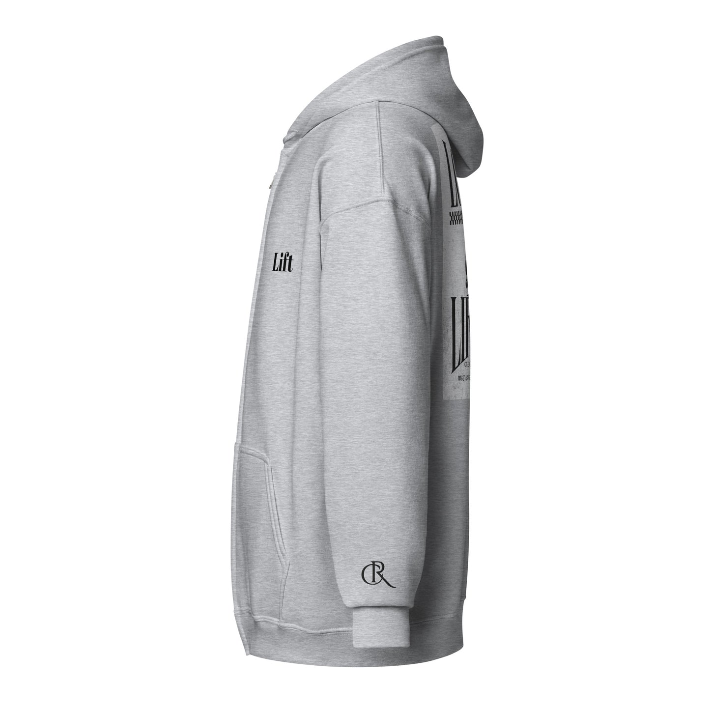 Lover & Lifter - Graphic Zip Hoodie