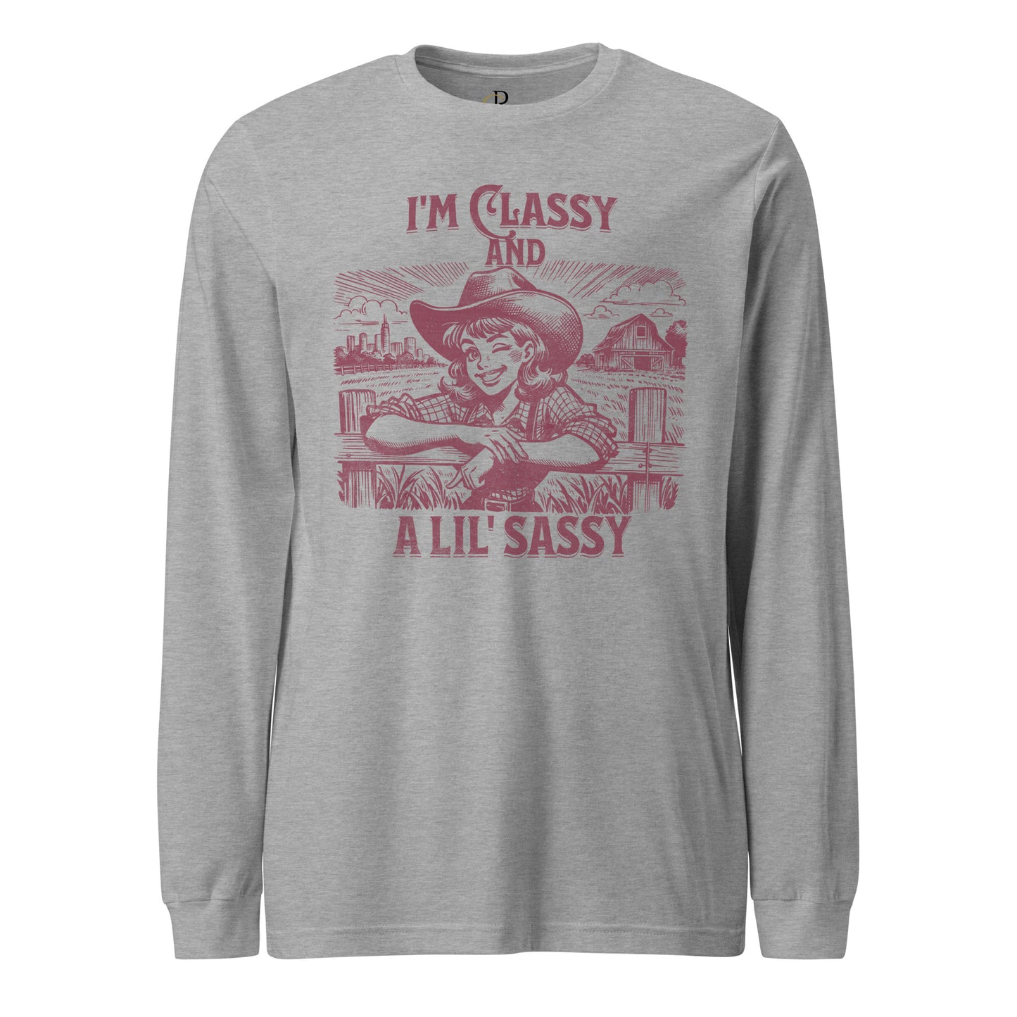 Class & Sass Long Sleeve Graphic T-Shirt