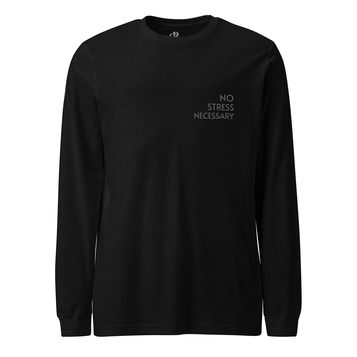 No Stress Long Sleeve Graphic T-Shirt