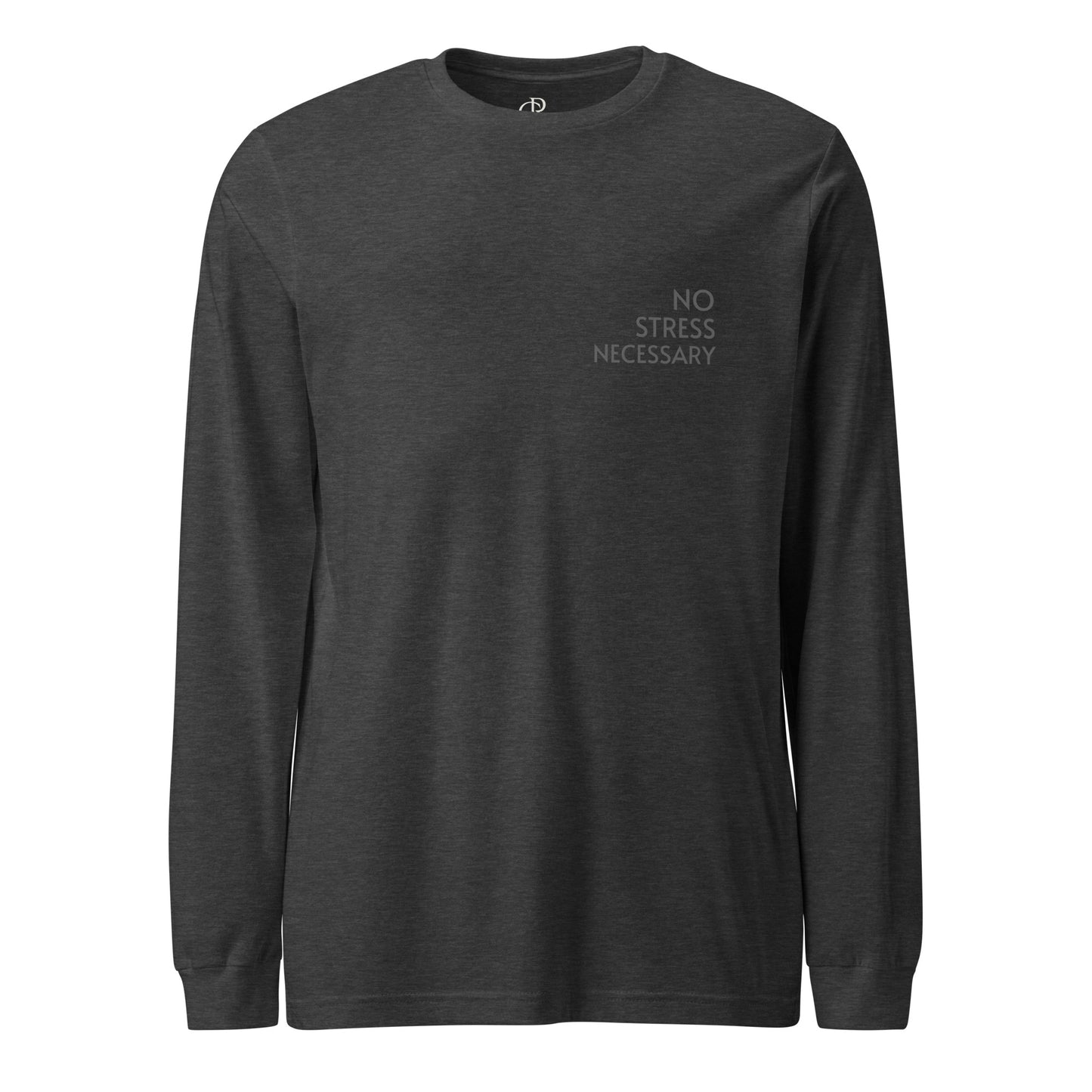 No Stress Long Sleeve Graphic T-Shirt