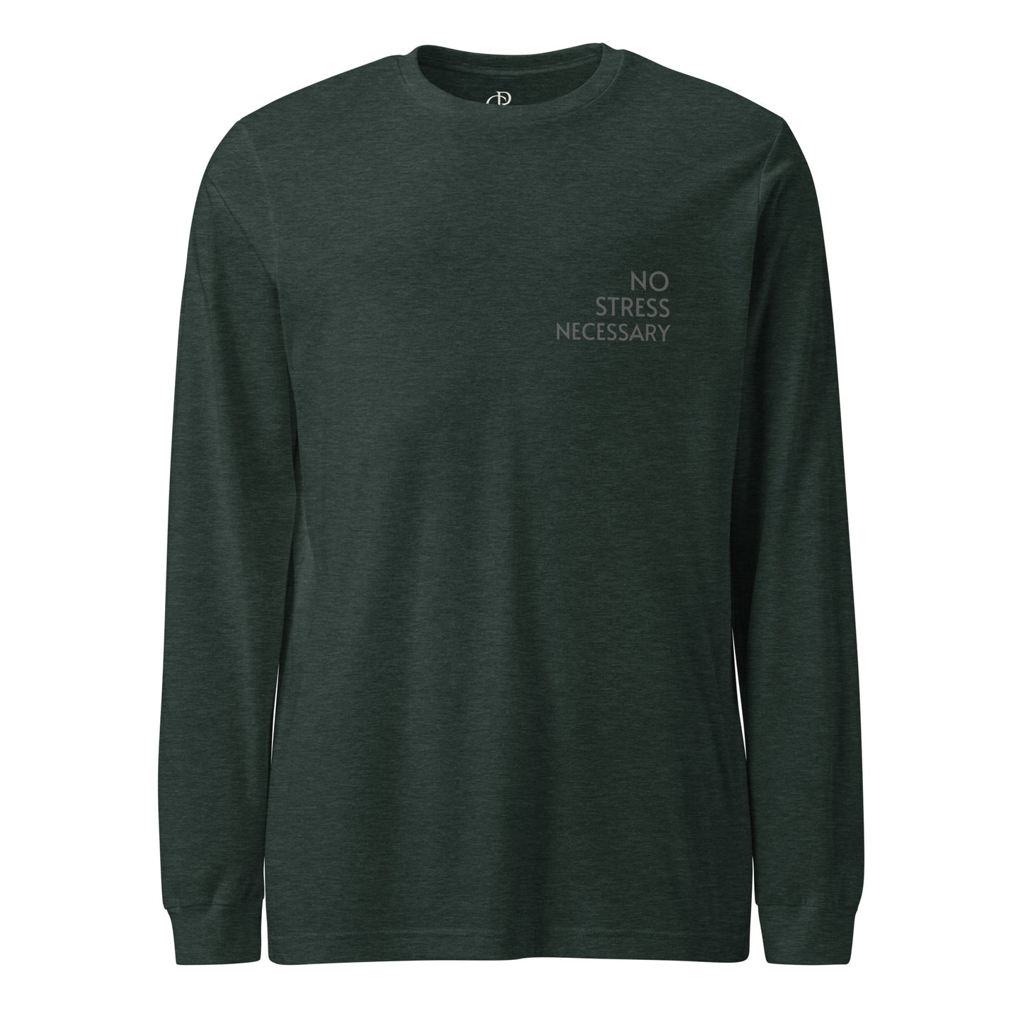 No Stress Long Sleeve Graphic T-Shirt