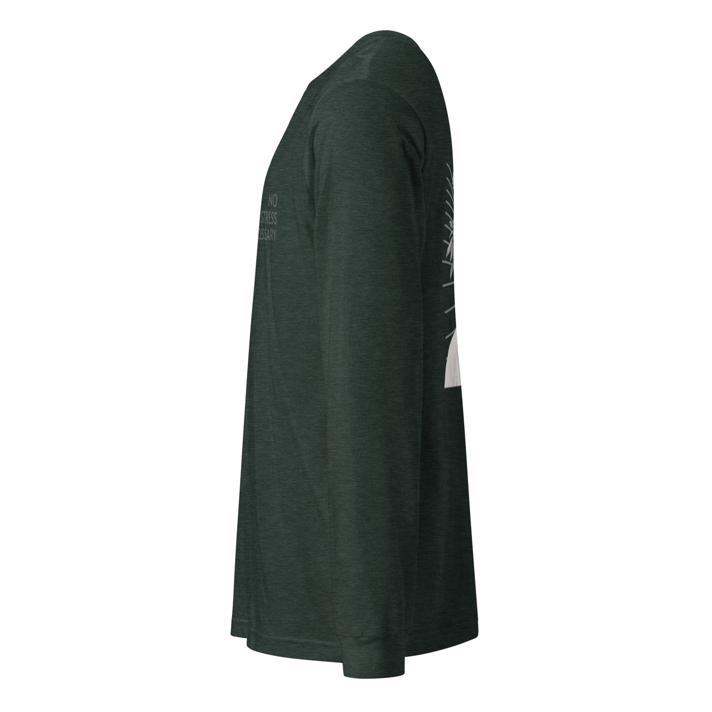 No Stress Long Sleeve Graphic T-Shirt
