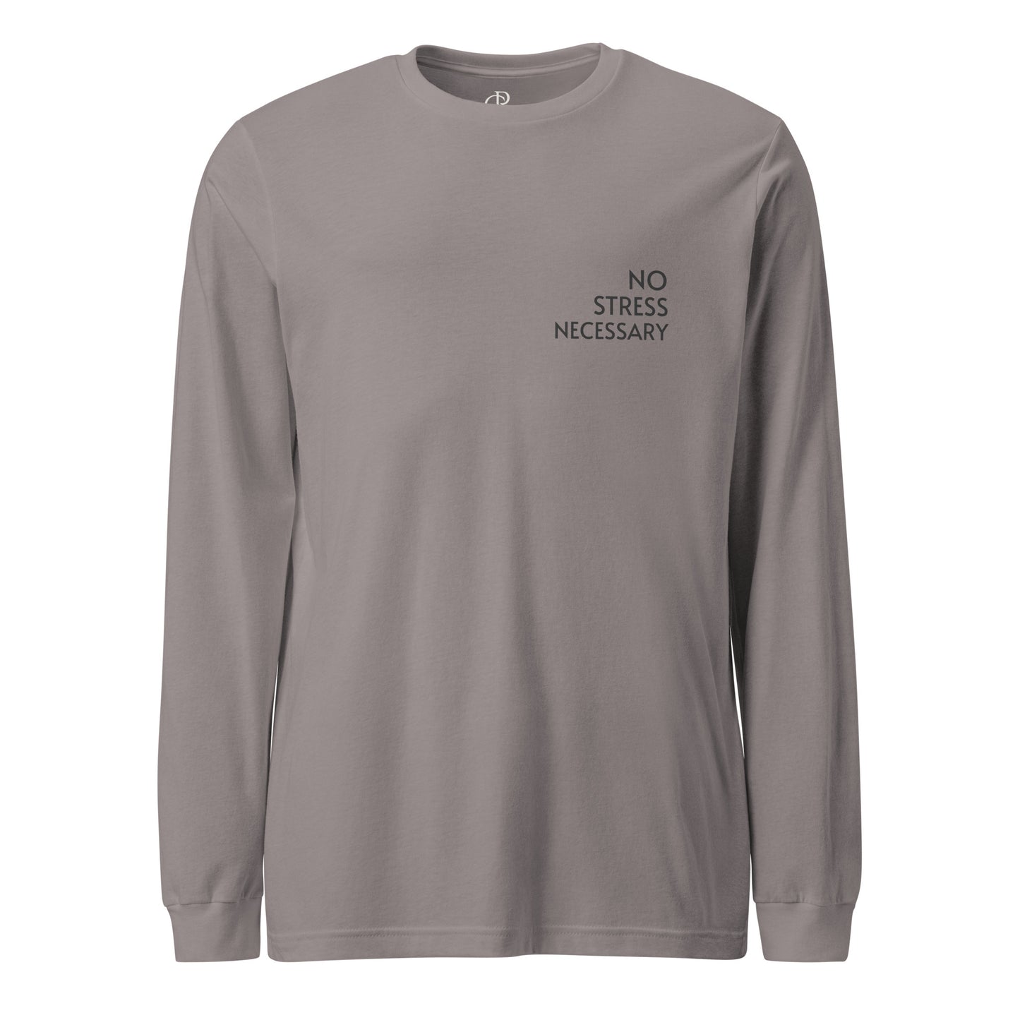 No Stress Long Sleeve Graphic T-Shirt