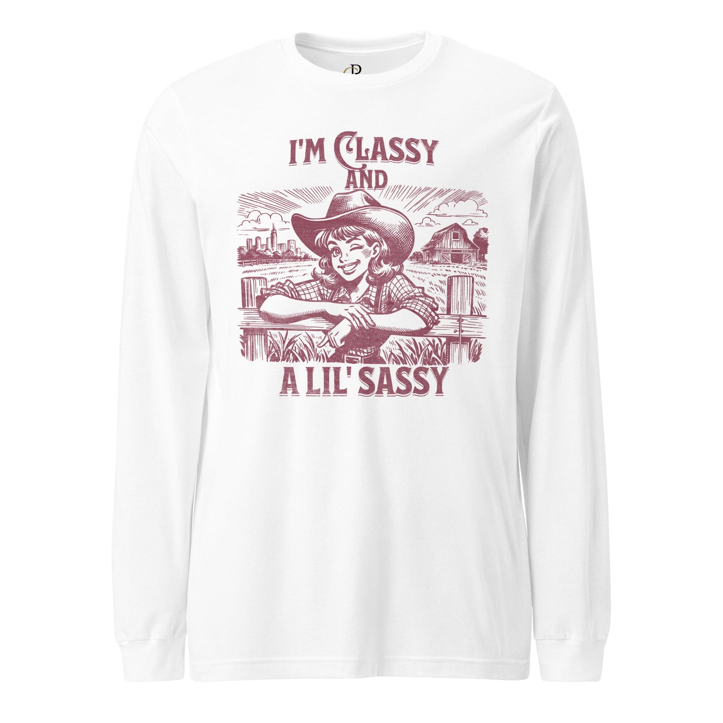 Class & Sass Long Sleeve Graphic T-Shirt