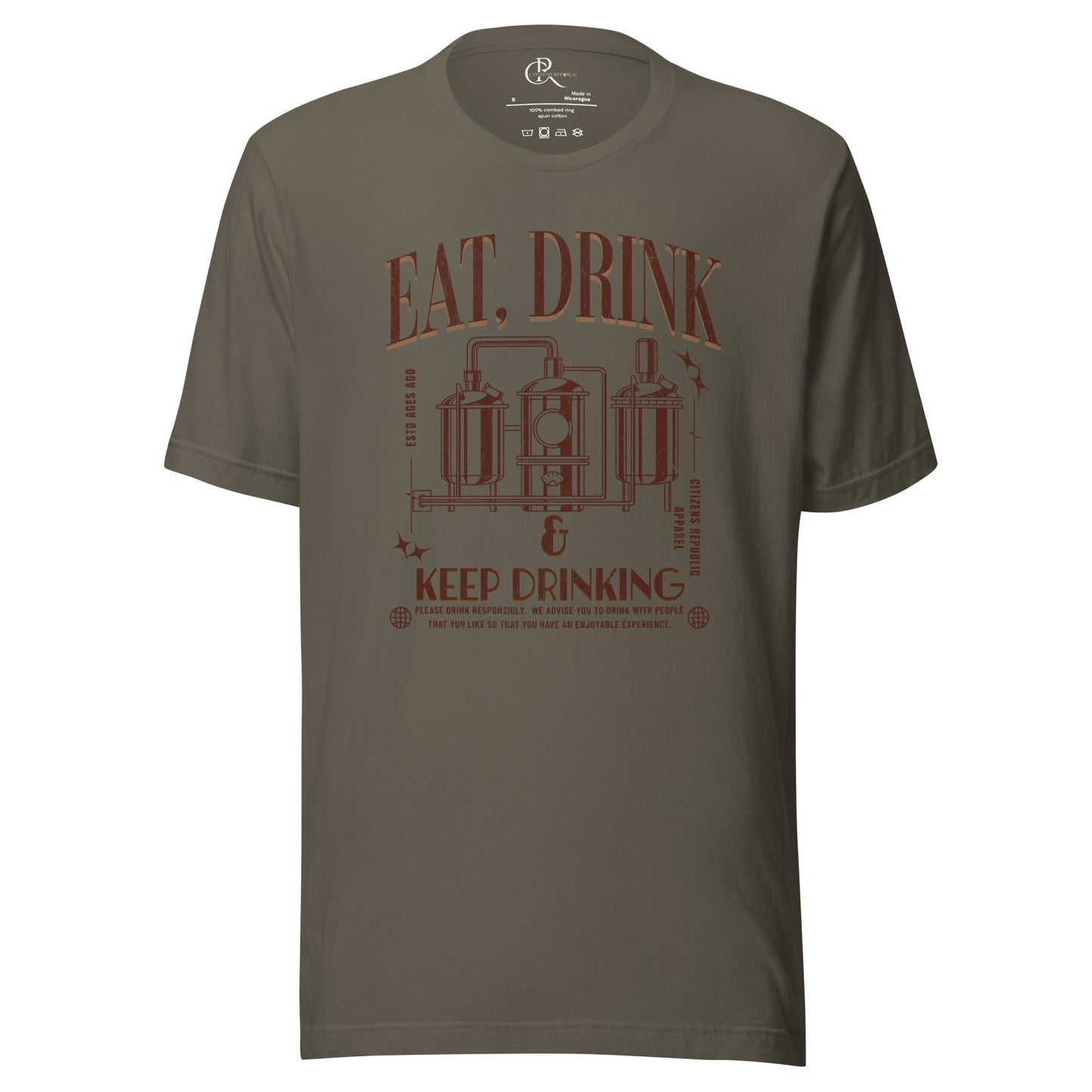 Eat, Drink, Repeat Graphic T-Shirt