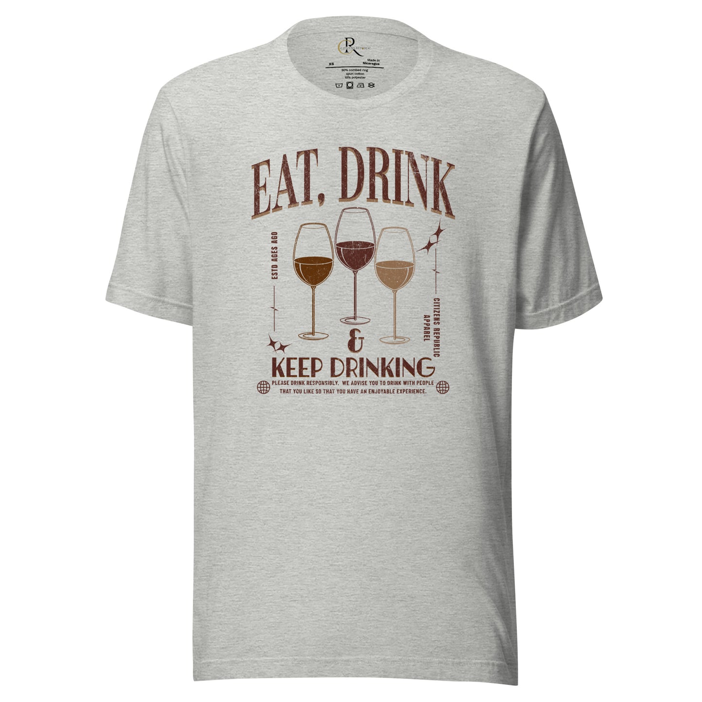 Eat, Drink, Repeat 2.0 Graphic T-Shirt