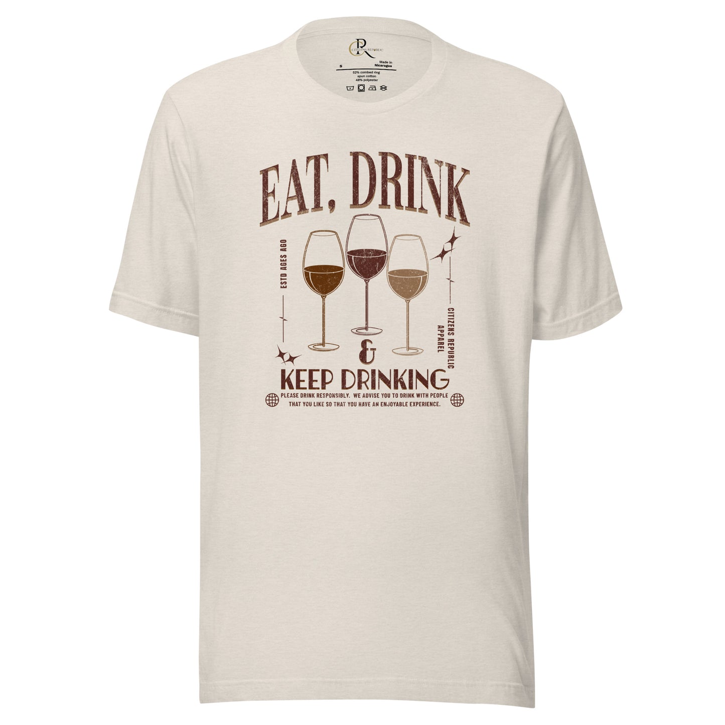 Eat, Drink, Repeat 2.0 Graphic T-Shirt