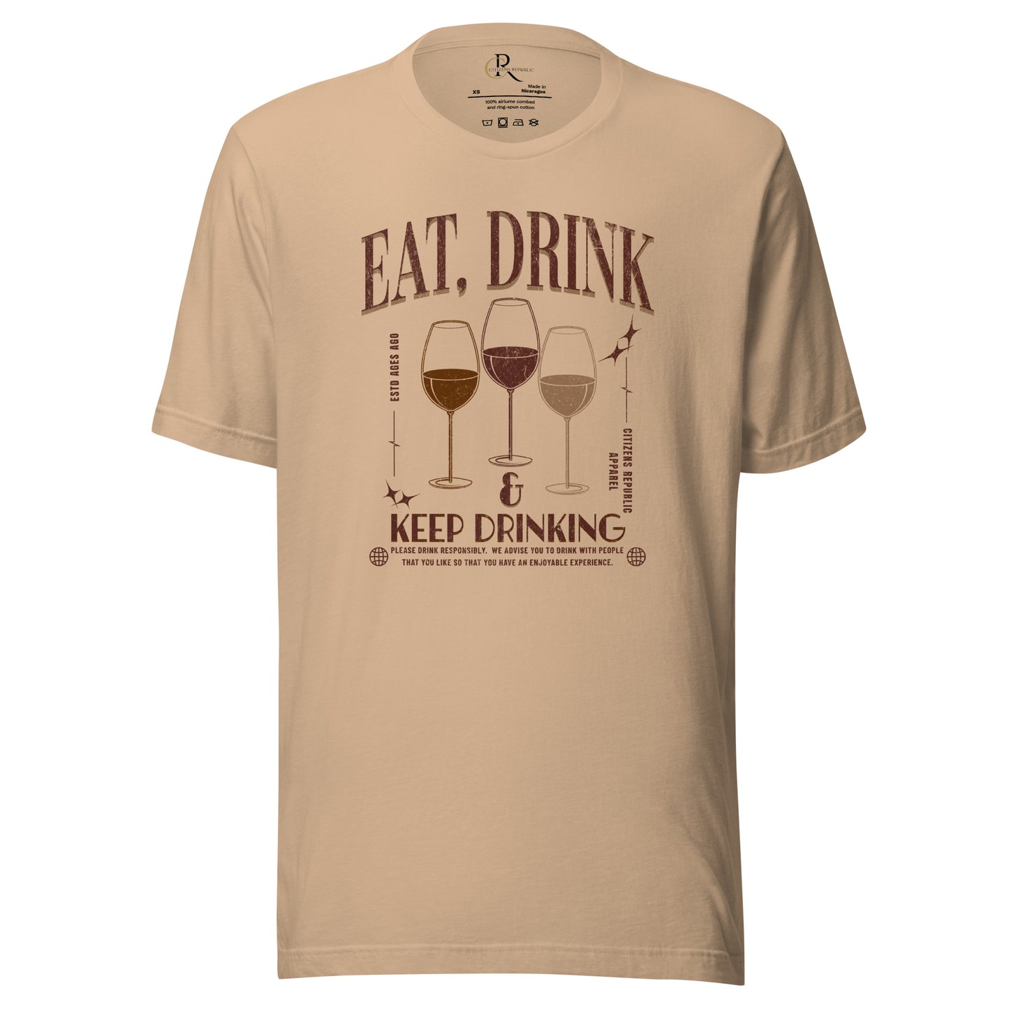 Eat, Drink, Repeat 2.0 Graphic T-Shirt