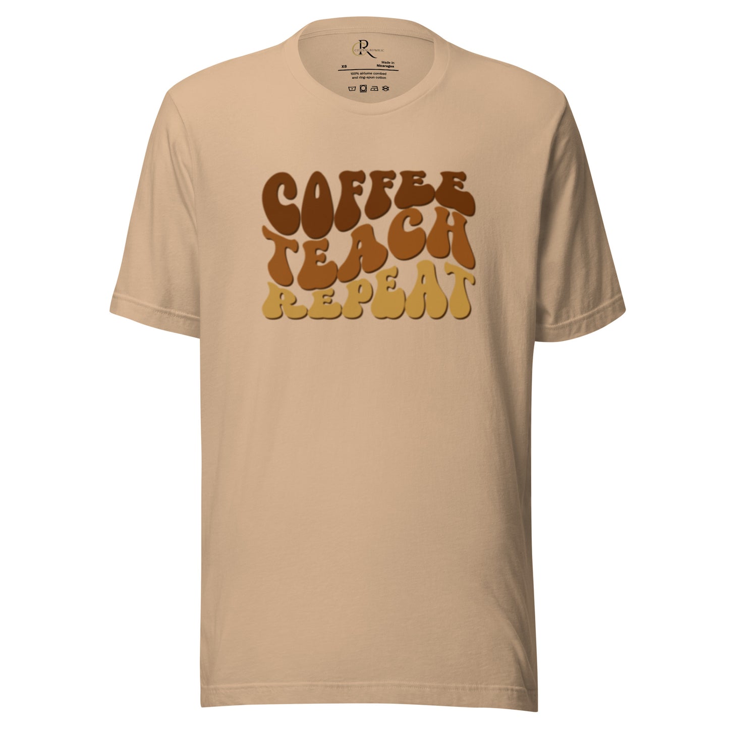 Coffee,Teach, Repeat - Women's Graphic T-Shirt