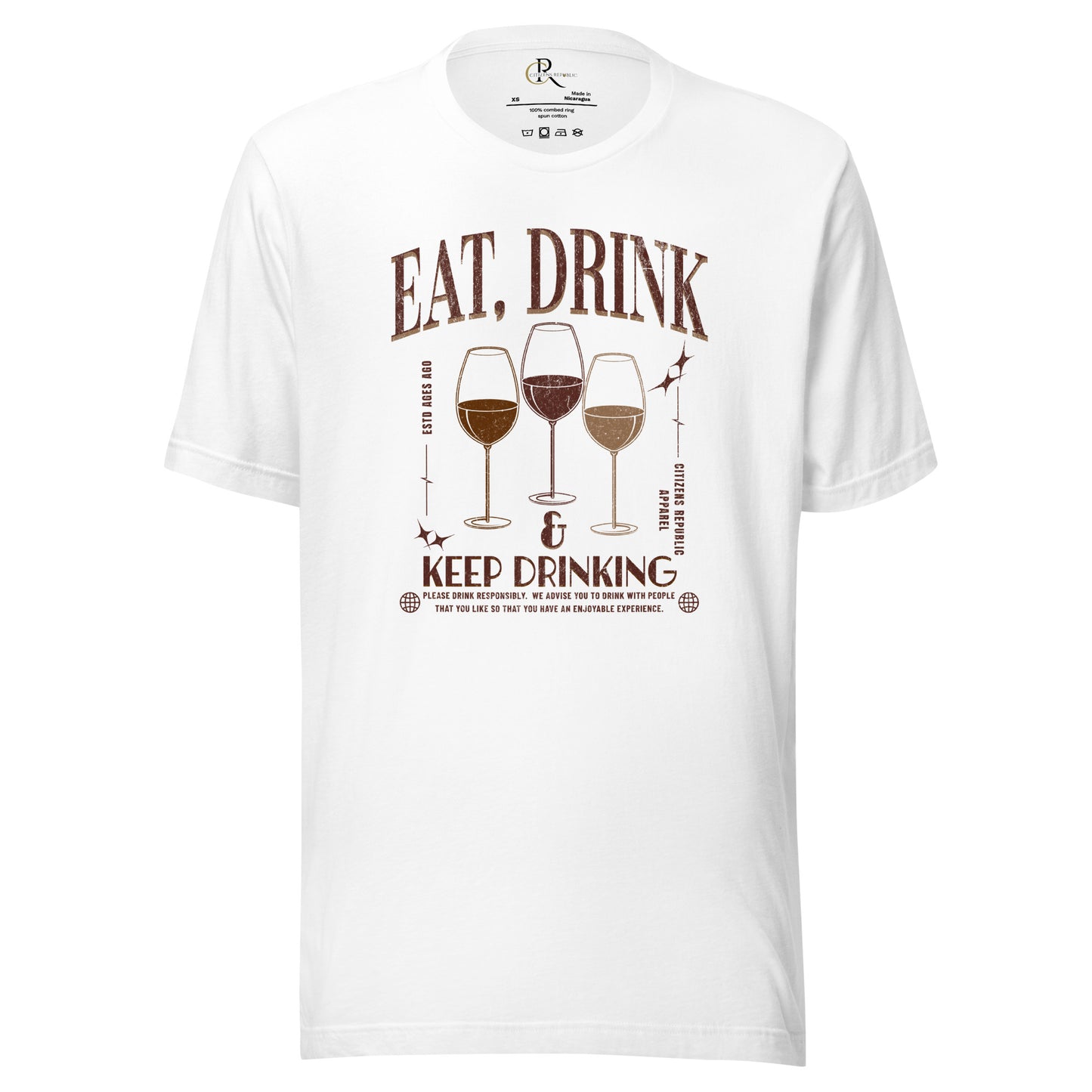 Eat, Drink, Repeat 2.0 Graphic T-Shirt