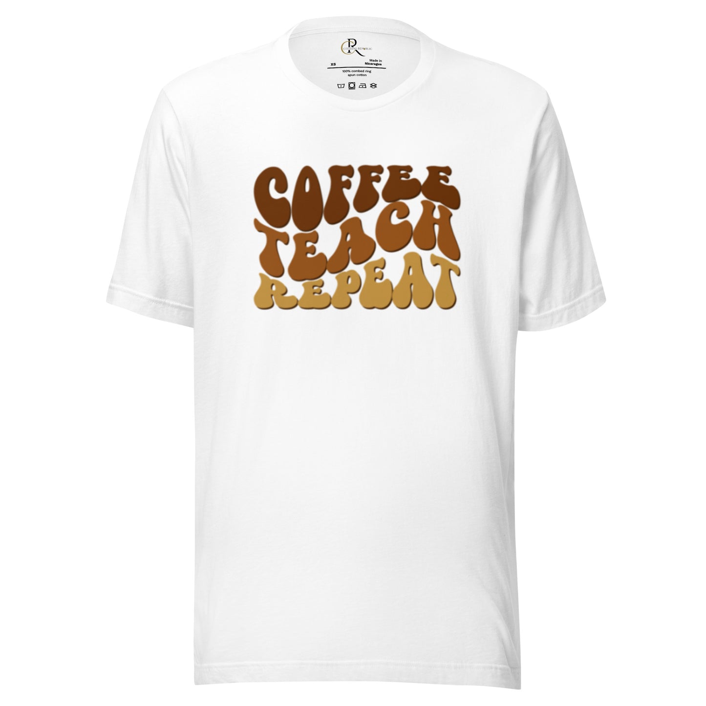 Coffee,Teach, Repeat - Women's Graphic T-Shirt