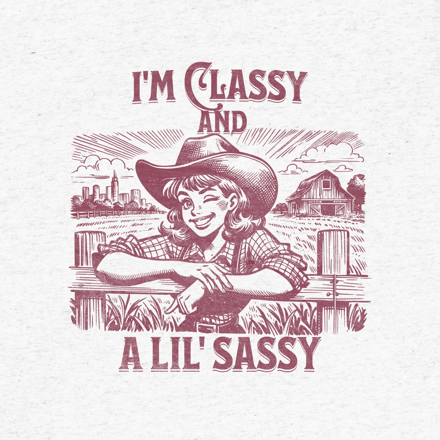 Class & Sass Graphic T-Shirt