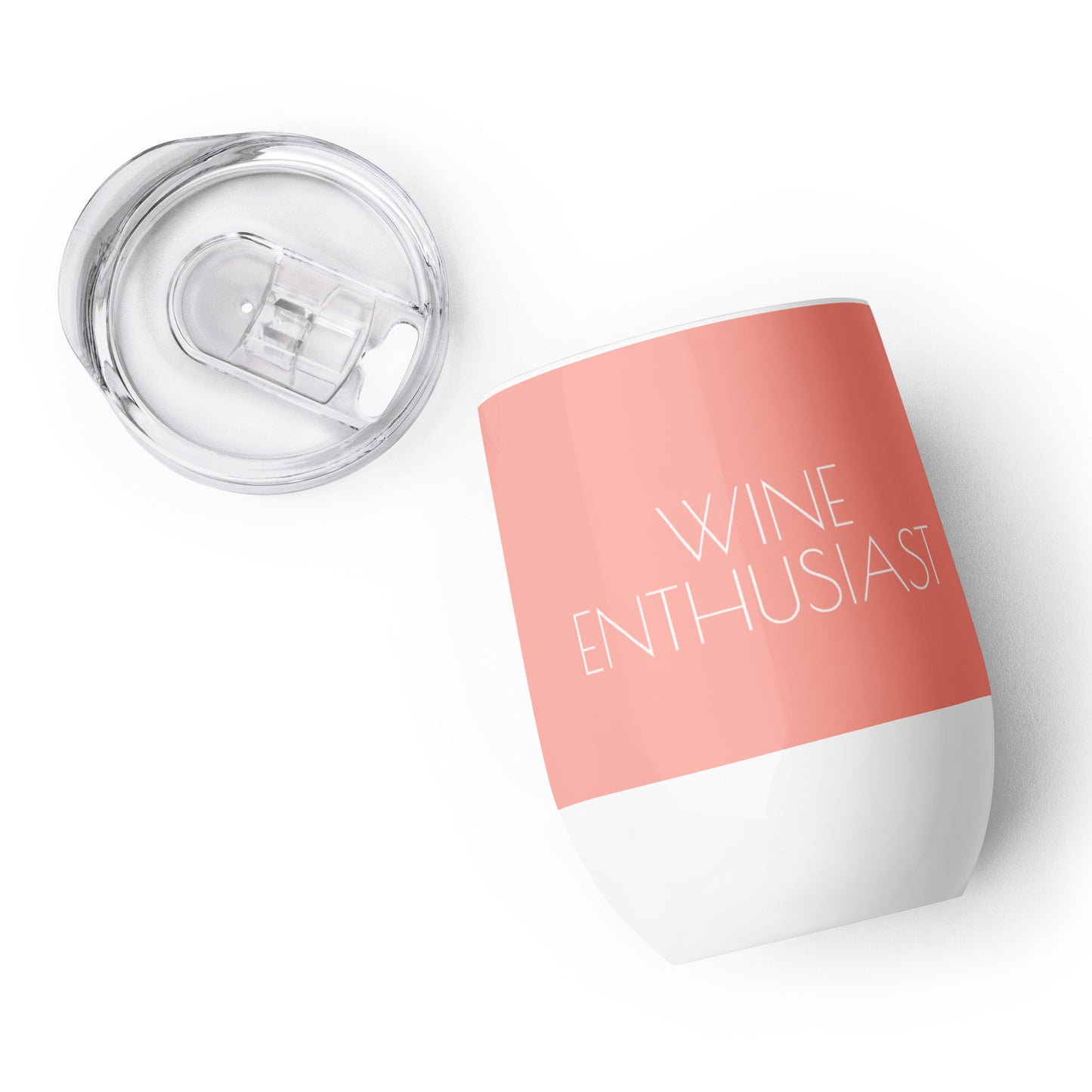 Blush Enthused Wine Tumbler