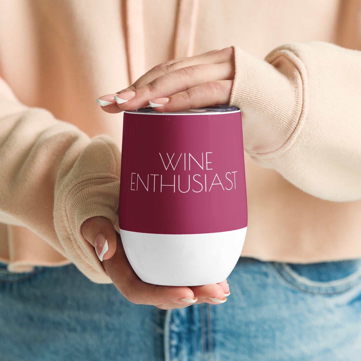 Red Enthused Wine Tumbler