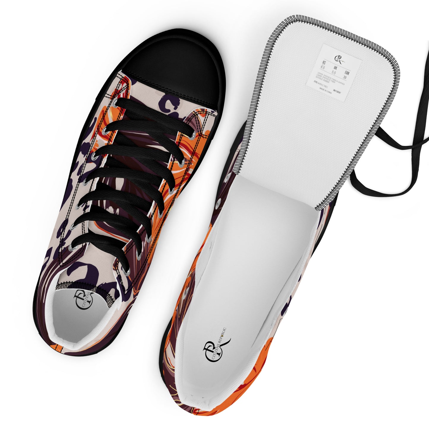 Tropic Leopard Womens Canvas High Tops