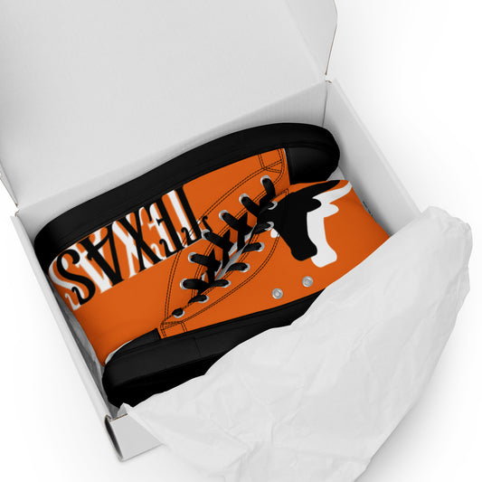 Texas Longhorn Womens Canvas High Tops