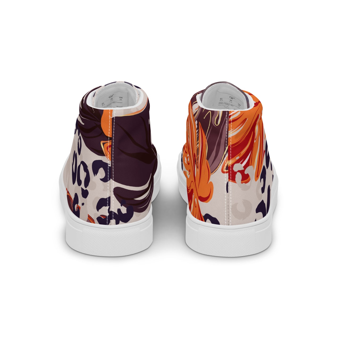 Tropic Leopard Womens Canvas High Tops