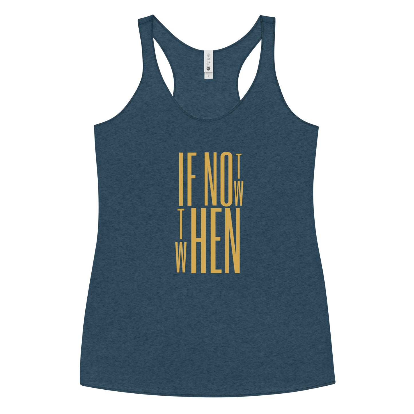 Then Now Racerback Tank