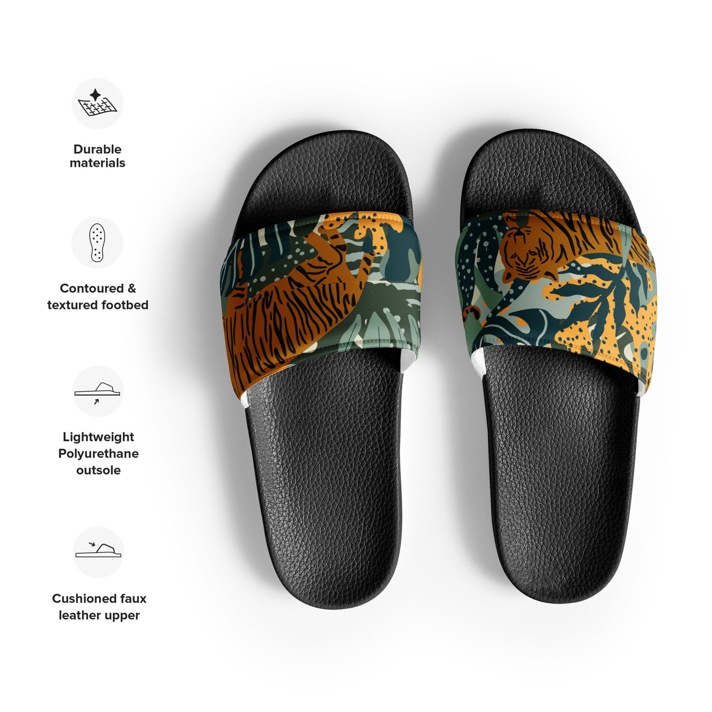 Jungle Print Womens Slides