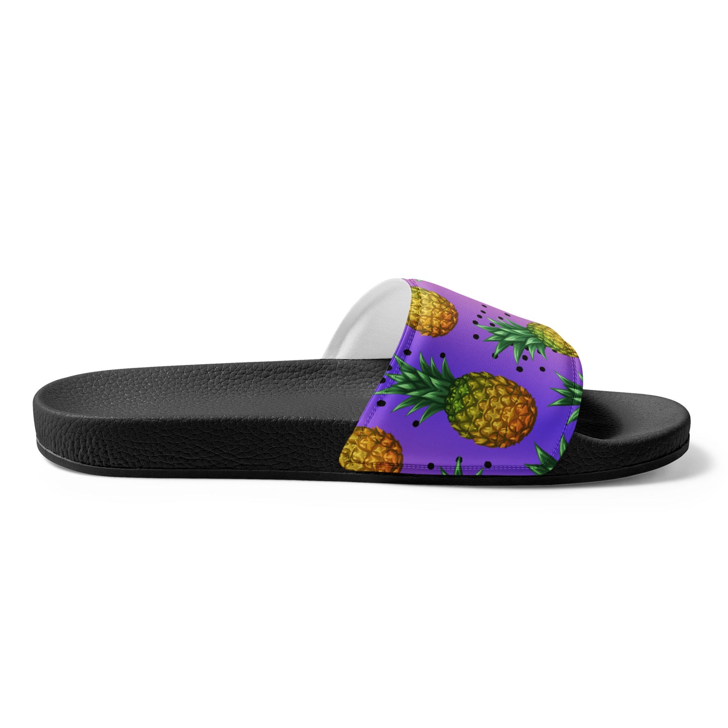 Pineapple Print Women's Slides