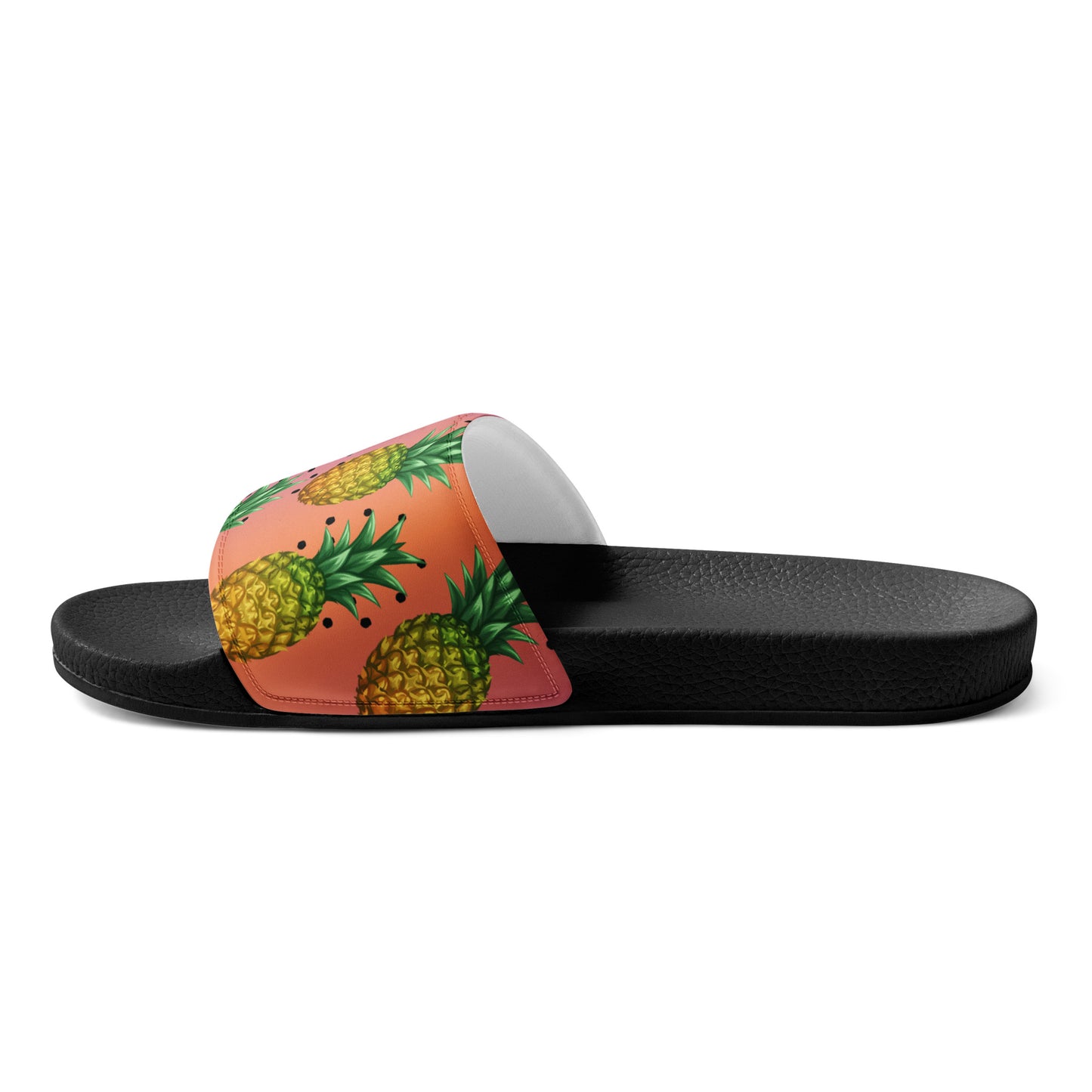 Pineapple Print Women's Slides